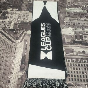 Leagues Cup 2023 Black and White Scarf